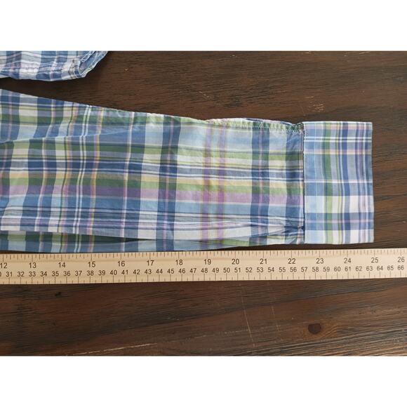 Vineyard Vines Mens Size S Slim Fit Tucker Whale Shirt Plaid Cotton Long Sleeves - Picture 9 of 11